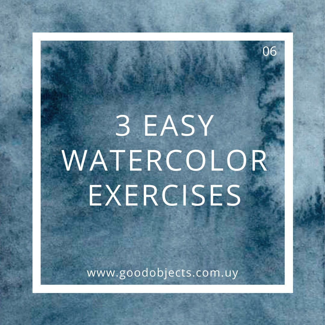 3 easy watercolor exercises
