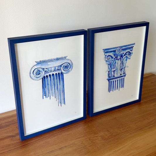 columna jonica y corintia