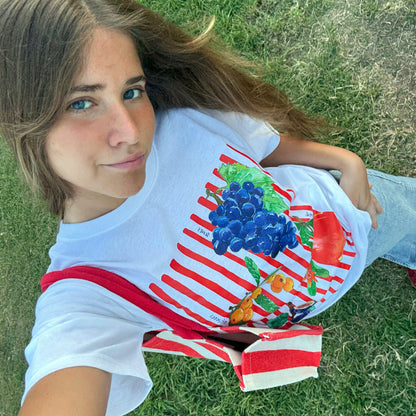 remera frutas camiseta
