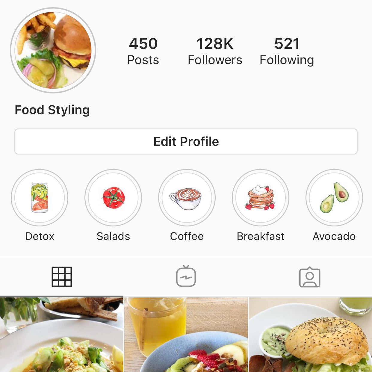 120 Instagram Highlight Covers FOODIE pack – goodobjects