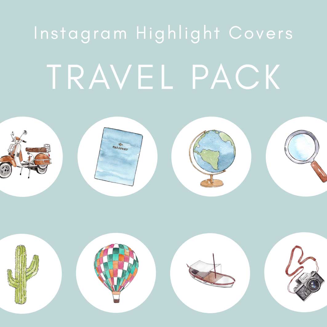 ig highlight covers travel